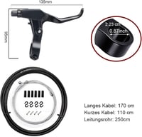 Mimoke V-Fék Szett Kerékpárhoz Elöl-Hátul 60mm Féktuskóval 3