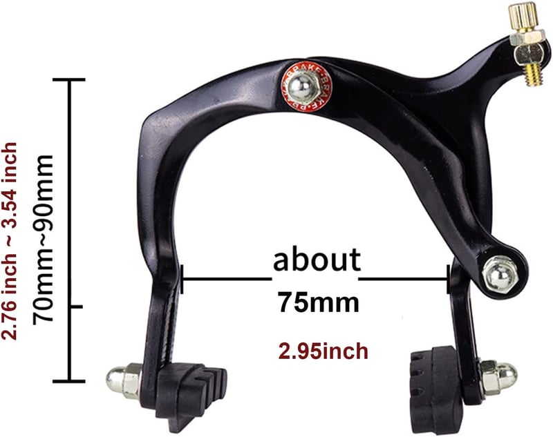 Mimoke V-fékes kerékpár fékrendszer elöl-hátul 60mm fékbetéttel