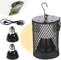 Mineup 2db Kerámia Hőlámpa E27 50W Teknős Kígyó Gyík Védőkosárral 1