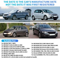 Mingke vyhrievané sklo spätného zrkadla, ľavá strana, s montážnou doskou - VW Golf 5 / Passat B5.5-B6 / Jetta 5 3