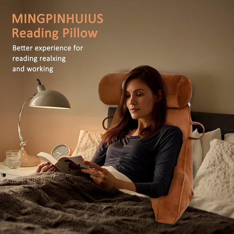 MINGPINHUIUS XL Olvasópárna memóriahabbal, nyaktekerccsel, barna
