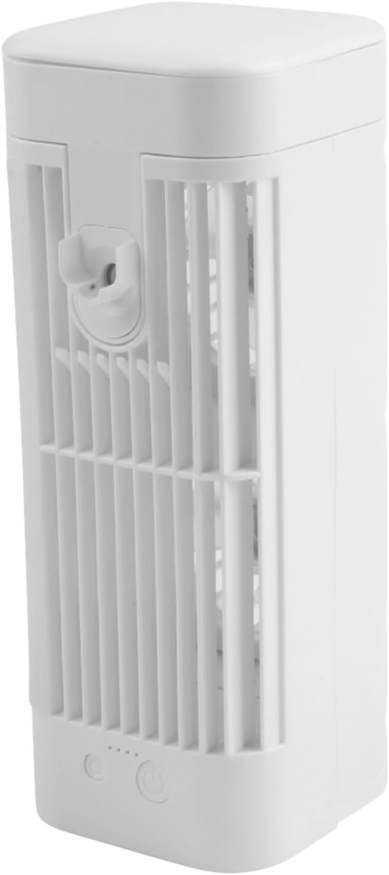 Mini Hordozható USB Léghűtő Ventilátor Éjszakai Fénnyel, 3 Sebességfokozattal - Irodába, Hálószobába (Hálózati Működés)