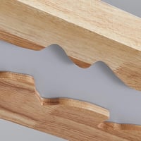 minifair LED Fa Függőlámpa Dimmer Funkcióval, Étkezőasztal Világítás, Magasságállítható 100cm 8