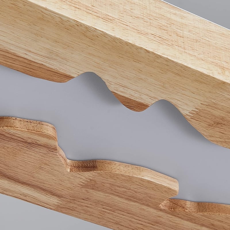 minifair LED Fa Függőlámpa Dimmer Funkcióval, Étkezőasztal Világítás, Magasságállítható 100cm