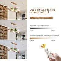minifair LED Fa Függőlámpa Dimmer Funkcióval, Étkezőasztal Világítás, Magasságállítható 100cm 5