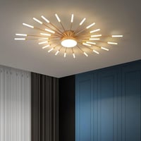 minifair Modern LED Mennyezeti Lámpa 29 Ágú Arany Csillár Hálószoba Nappali Konyha 1