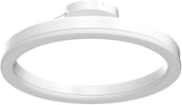 minifair Modern LED Mennyezeti Lámpa - Kör Alakú Fehér Plafonlámpa 21W 3000K Meleg Fénnyel, Nappali, Konyha, Hálószoba Világításhoz, 40 cm 4