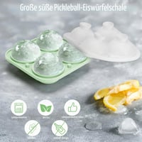 minimaliving 3D forma na guľatý ľad pre pickleball, na whisky, koktaily, víno a bourbon, bez BPA, ľahko vyberateľná forma na ľad 2
