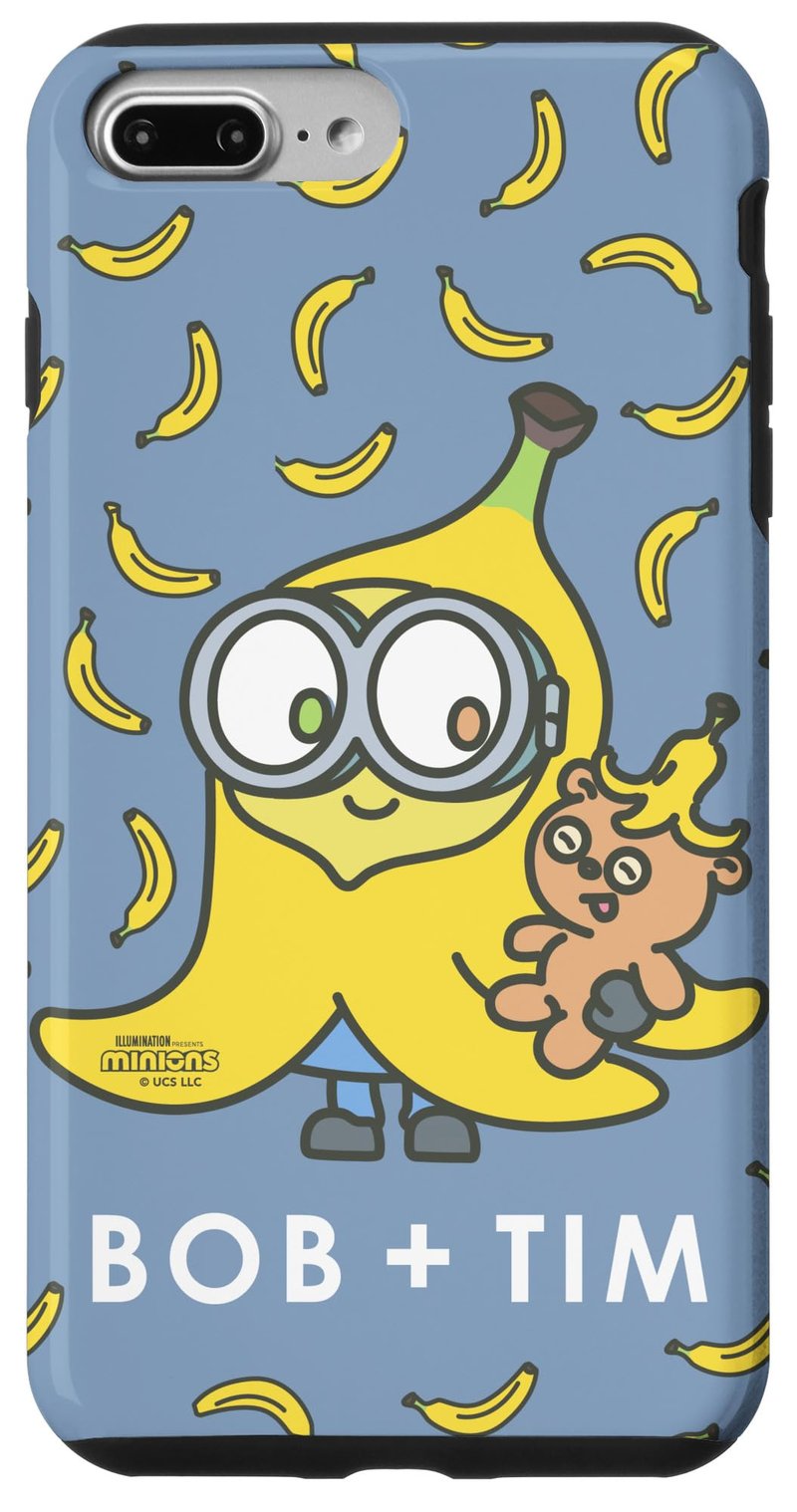 Husă iPhone 7 Plus / 8 Plus Minions Bob și Tim - Husă de protecție oficială Minions