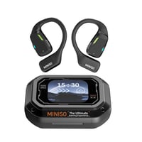Prekladateľské slúchadlá MINISO M98 AI, 3 v 1 preklad v reálnom čase, 134 jazykov, LCD dotyková obrazovka, Open Ear, na štúdium, cestovanie, obchodné rokovania 1