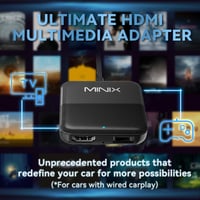 MINIX HDMI prevodník pre autotelevízor, HDMI adaptér pre Fire TV Stick/herný notebook/Switch/DVD/set-top box, 2,4 GHz WiFi, Plug and Play 4