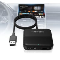 MINIX HDMI prevodník pre autotelevízor, HDMI adaptér pre Fire TV Stick/herný notebook/Switch/DVD/set-top box, 2,4 GHz WiFi, Plug and Play 1