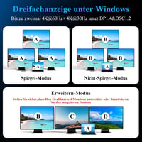 Minthouz 12 az 1-ben USB-C dokkoló 3 monitor, 100W PD, 8K/4K, Thunderbolt 3/4 9
