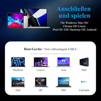 Minthouz 12 az 1-ben USB-C dokkoló 3 monitor, 100W PD, 8K/4K, Thunderbolt 3/4 7