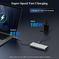 Minthouz 12 az 1-ben USB-C Dokkoló, Tripla Monitor Támogatás 4K@144Hz, 100W PD, DP+2×HDMI, 4×USB, LAN, SD/TF Kártyaolvasó, Dell/HP/Lenovo La 6