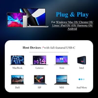 Minthouz 12 az 1-ben USB-C Dokkoló, Tripla Monitor Támogatás 4K@144Hz, 100W PD, DP+2×HDMI, 4×USB, LAN, SD/TF Kártyaolvasó, Dell/HP/Lenovo La 7