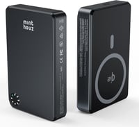 Minthouz MagSafe Powerbank 10000mAh - 20W Mágneses Vezeték Nélküli Hordozható Töltő iPhone 16/15/14/13/12 és Samsung Készülékekhez, Gyorstöl 1
