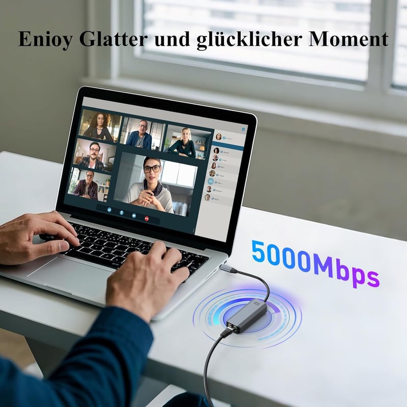 Minthouz USB-C Ethernet adapter 5G RJ45 hálózati csatlakozó