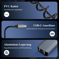 Minthouz USB-C Ethernet adapter 5G RJ45 hálózati csatlakozó 5