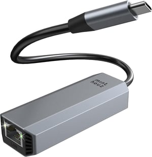 Minthouz USB-C–RJ45 Ethernet adapter 5G - ezüstszürke