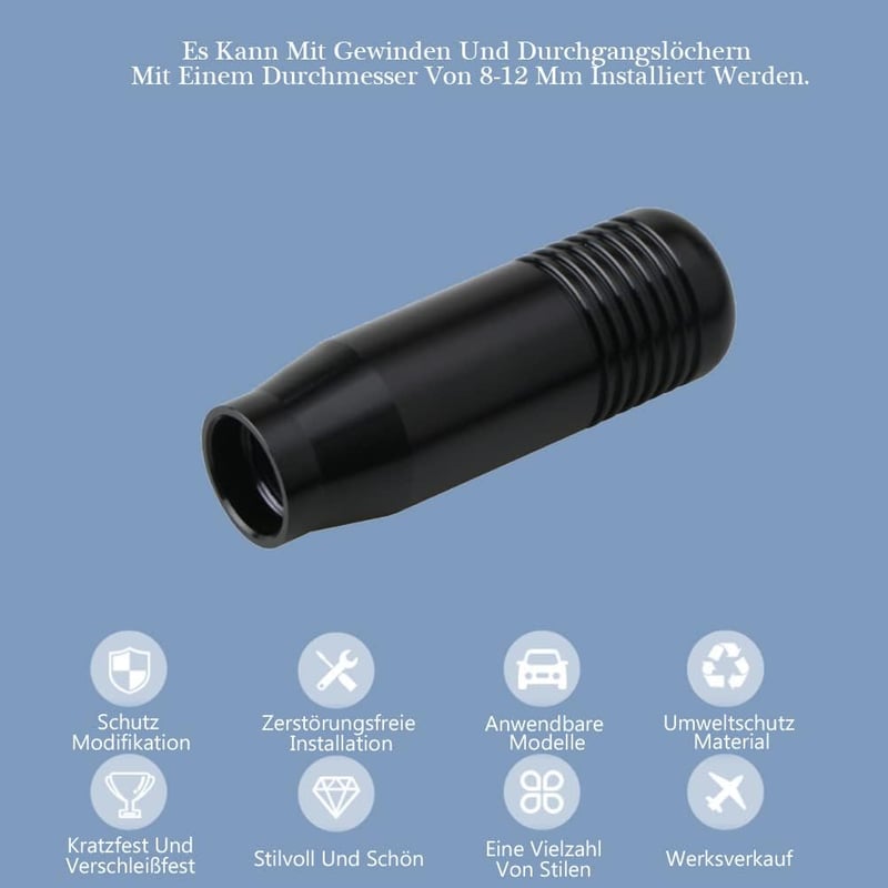 Minyinla Univerzális Kézi Váltógomb 3 Adapterrel Fekete