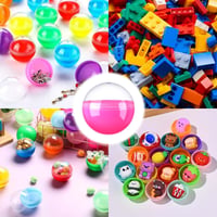 Set 120 Globuri din Plastic Reutilizabile MINZHI pentru Decorațiuni de Crăciun și Cadouri, Bile Transparente Colorate din Acril pentru Creații Artizanale 4