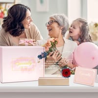Miofula Örök Rózsa LED Éjszakai Lámpa Anyukának Születésnapi Ajándék 5