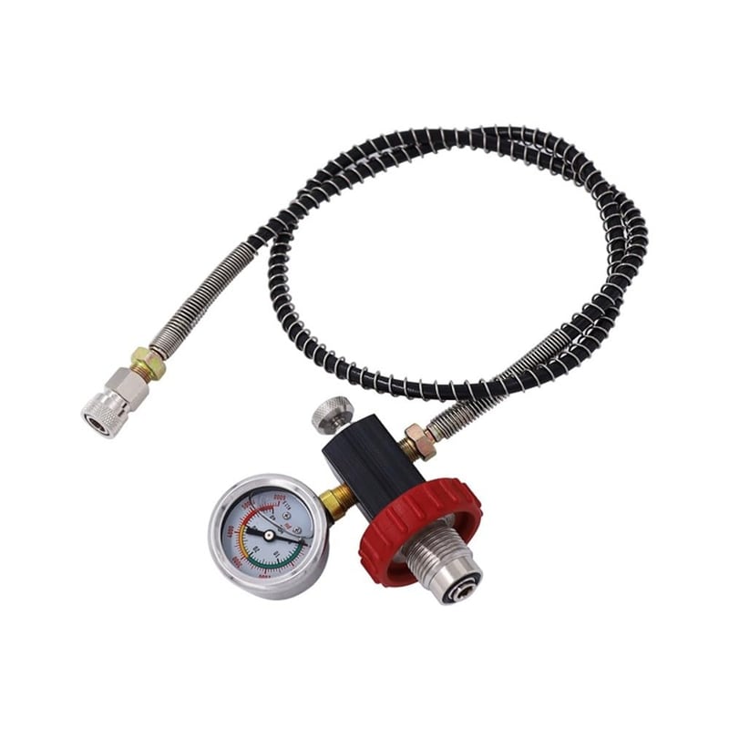 MiOYOOW 6000PSI PCP Paintball Töltőállomás Adapter Piros
