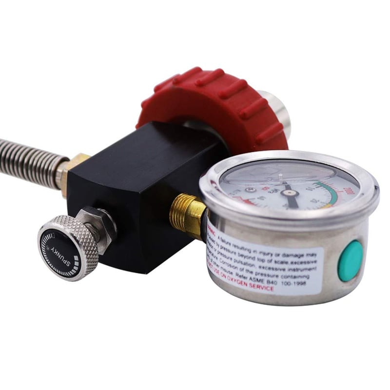 MiOYOOW 6000PSI PCP Paintball Töltőállomás Adapter Piros