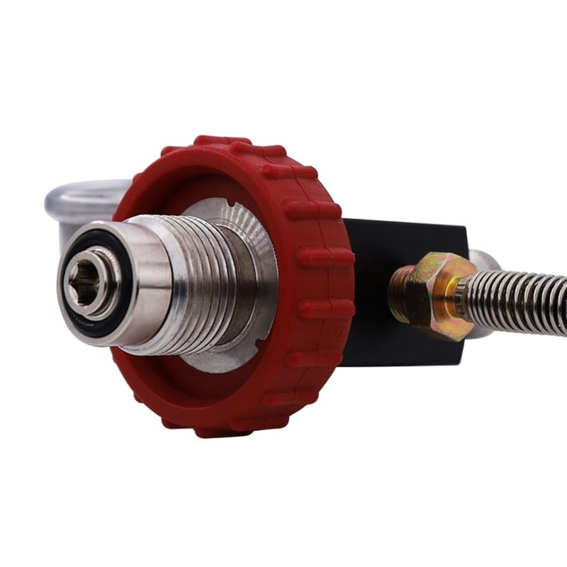 MiOYOOW 6000PSI PCP Paintball Töltőállomás Adapter Piros
