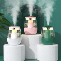 MiOYOOW USB Párásító 1.3L Halkított Hálószobai Párásító Hőmérsékleti Kijelzővel 9