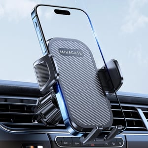 Držiak na mobil do auta Miracase 2. generácie do mriežky ventilácie, otáčanie o 360°, univerzálny 4-7"