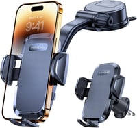 Miracase autós telefontartó 360° forgatható univerzális autó telefon tartó szellőzőrácsra - Suction cup and ventilation 1