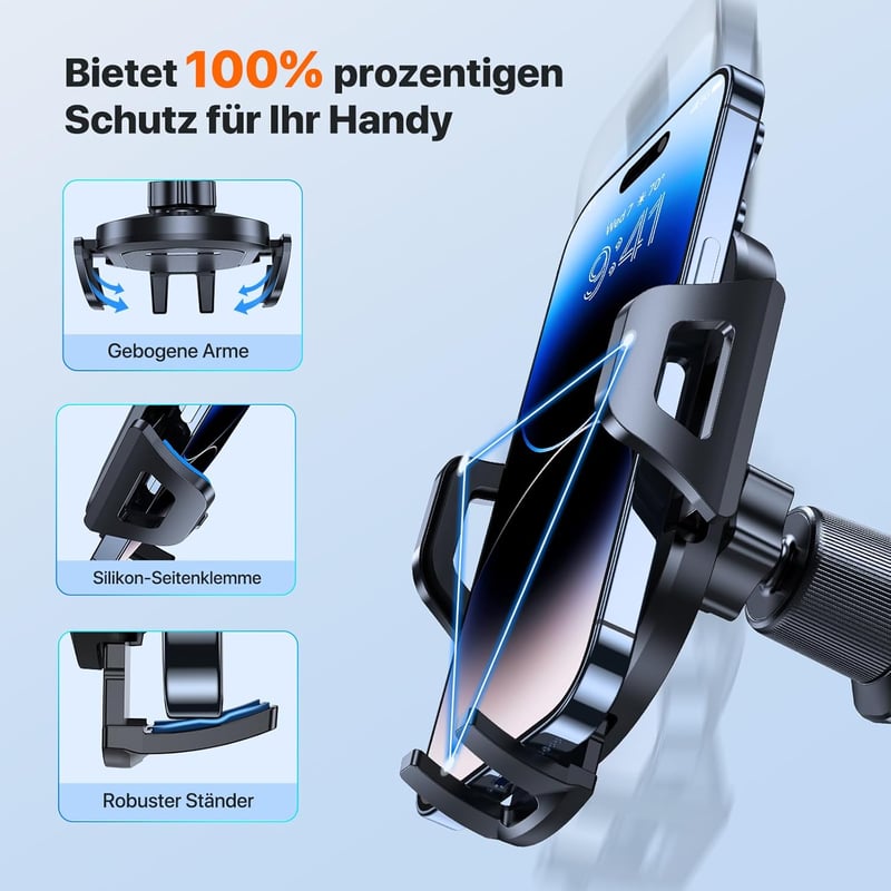 Miracase Autós Telefontartó Szellőzőrácsra 360° Forgatható iPhone Samsung 4-7" - Ventilation