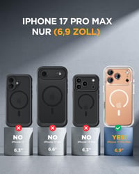 Kryt Miracase na iPhone 17 Pro Max kompatibilný s MagSafe, 360-stupňová celotelová ochrana proti nárazom 2