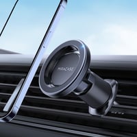 Držiak na mobil do auta Miracase MagSafe, otočný o 360 stupňov, dvojitý kovový háčik, silný magnet, kompatibilný s iPhone 16 15 14 13 a Samsung Galaxy 2