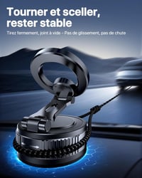 Miracase MagSafe autós telefontartó 360° forgatható mágneses rögzítés 3