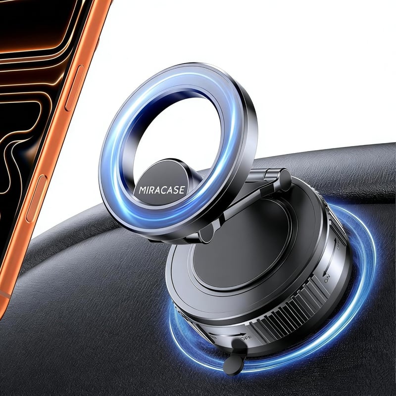 Miracase MagSafe autós telefontartó 360° forgatható mágneses rögzítés