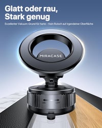 Miracase MagSafe autós telefontartó 360° forgatható mágneses KFZ tartó - vacuum 3