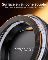 Magnetický držiak na telefón do auta Miracase MagSafe – na palubnú dosku a čelné sklo 5