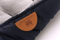 Sac de iarnă universal Miracle Baby pentru cărucior, scoică auto și landou, 102 x 54 cm, albastru 4