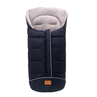 Sac de iarnă universal Miracle Baby pentru cărucior, scoică auto și landou, 102 x 54 cm, albastru 1