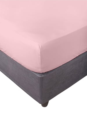 Cearșaf cu elastic Miracle Home, 100% microfibră, efect anti-scămoșare, 180x200 cm, pentru pat de 180 cm, roz