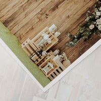 Fundal foto de nuntă MIRRORANG 3x2,5 m cu aspect rustic de lemn și flori, banner pentru perete foto, accesorii pentru cabine foto și studio, fundal pentru fotografii de nuntă și evenimente 4