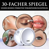 Mirrorvana 30x nagyítós kozmetikai tükör 15cm króm szívócsészés 2