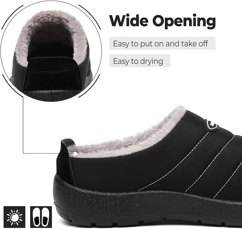 Mishansha téli papucs férfiaknak és nőknek, meleg plüss bélés, 35-47 méret