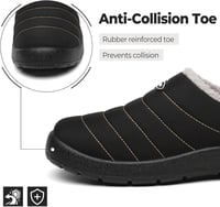 Mishansha téli papucs férfiaknak és nőknek, meleg plüss bélés, 35-47 méret 2