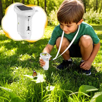 Misilmp 1000x digitális gyermek mikroszkóp 2.4" kijelzővel, 8 LED-del, hordozható fehér - White 8