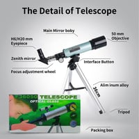 Misilmp 360/50mm csillagászati távcső 90x nagyítás gyerekeknek felnőtteknek 3