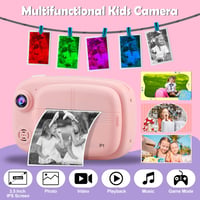 Misilmp Instant Digitális Gyermekkamera 3.5" 1080P Nyomtatóval Pink 3